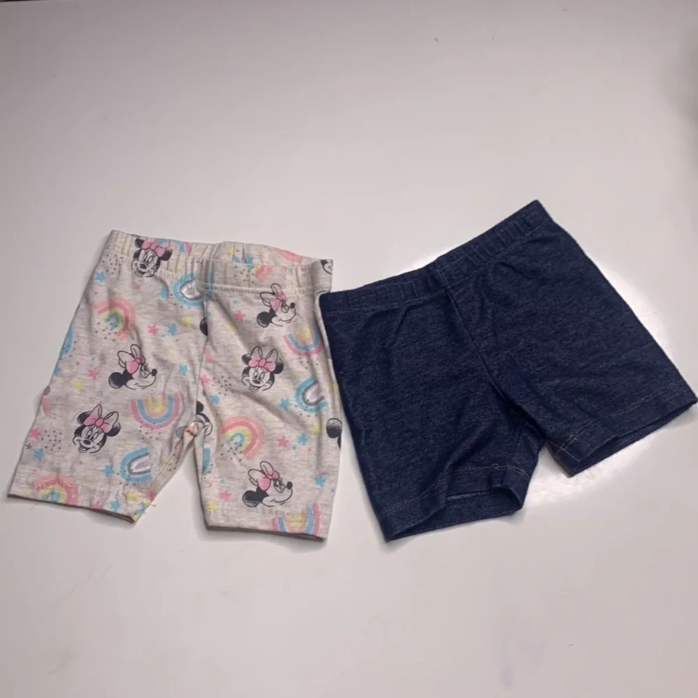 PRIMARK DISNEY OLD NAVY Bundle toddler girls shorts size 18 - 36 month
